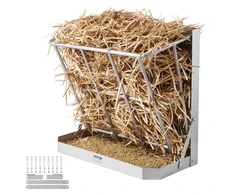 VEVOR Gyvulių šėrykla T1095, sieninė, 2 viename, plieninė, 70 l, 60 x 58 x 30 cm