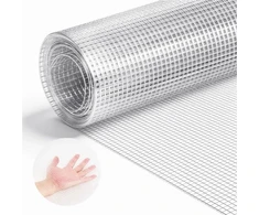 VEVOR Hardware cloth tvora, 6,3 mm, 1 x 5 m, 0,55 mm, sidabrinė