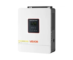 Koduva Hibridinis saulės inverteris VEVOR GD5548JMH, 4000 W, 24 V DC į 230 V AC, baltas