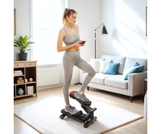 Koduva Hidraulinis mini steperis su LCD ekranu, 44,5 × 29 × 20 cm, juodas