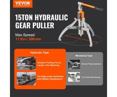 Koduva Hidraulinis nuėmiklis VEVOR YL-15T, 15 t, 2 arba 3 griebtuvai, 30,5 cm