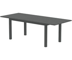 Koduva Išskleidžiamas sodo stalas, aliuminis, pilkas, 160/220 x 90 x 73 cm