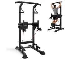 VEVOR Jėgos bokštas prisitraukimams ir atsispaudimams SJ81, iki 150 kg, 91 x 98 x 186-236 cm