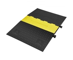 Koduva Kabelio apsaugos rampa VEVOR CP-5DA(7508001), 114,5 x 80 x 5 cm, juoda / geltona