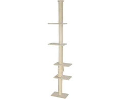 Koduva Kačių draskyklė, reguliuojamas aukštis 225-275 cm, kreminė balta