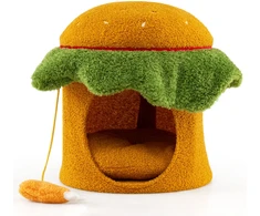 Promotion Kačių guolis hamburgerio formos, oranžinis