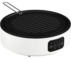 Koduva Keraminė kaitlentė ir grilis, 2-in-1, 2000 W, balta