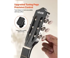 VEVOR Klasikinė gitara M5831, 960 mm, juoda