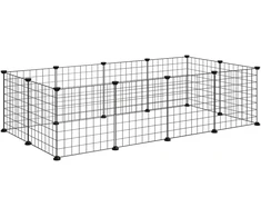 Koduva Kleinturių aptvaras, juodas, metalinis, 106 x 73 x 36 cm