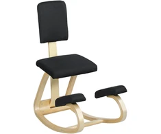 Koduva Kneeling chair juodas, beržo mediena, 120 kg
