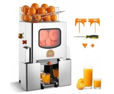 VEVOR Komercinė citrusinių vaisių sulčiaspaudė NS2000E-3, 120 W, nerūdijantis plienas, 50 x 34 x 78 cm