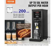 VEVOR Komercinis karšto vandens dozatorius KW-10SA, 10 l, 1500 W