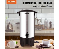 VEVOR Komercinis kavos virimo urnas KLY-7.4K, 7,4 l / 50 puodelių, 1000 W, sidabrinis