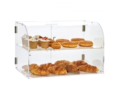 Koduva Konditerijos vitrina VEVOR CX-03, 2 aukštų, akrilas, 56 x 36 x 36 cm