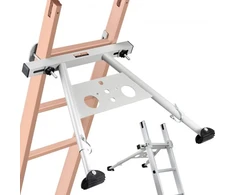 VEVOR Kopėčių stabilizatorius KH-WD04, anglinis plienas, matinė sidabro spalva, 82 x 71 x 6 cm, iki 150 kg