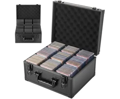 VEVOR Kortelių dėžė CF1429, 3 skyrių, su mechaniniu užraktu, 36 x 22 x 34 cm