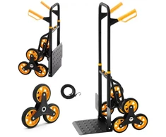 Koduva Laiptų laipiojimo vežimėlis VEVOR JL-LLC-C, sulankstomas, 150 kg, 6 ratai