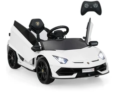 Koduva Lamborghini 12V Elektrinis Vaikiškas Automobilis Baltas