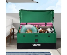 VEVOR Lauko daiktadėžė VV-OSB-100, PE tentas, ruda / mėlyna, 379 l, 122 x 63 x 75 cm
