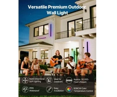 Koduva Lauko sieninis šviestuvas VEVOR, 2 vnt., RGB, 100 cm, 2700K-6000K
