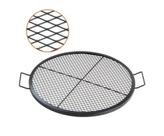 VEVOR Laužo grotelių grotelės, apvalios, juodos, plieninės, Ø 76 cm