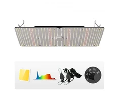 Koduva LED augalų lempa VEVOR, 300 W, pilno spektro, reguliuojama, aliuminis, 40 x 60 x 12 cm