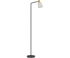 Koduva LED pastatoma grindų lempa, juoda, 45 x 21 x 148 cm
