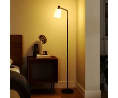 Koduva LED pastatoma grindų lempa, juoda, 45 x 21 x 148 cm