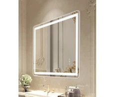 Koduva LED vonios veidrodis VEVOR MRH, sieninis, 70 x 100 cm