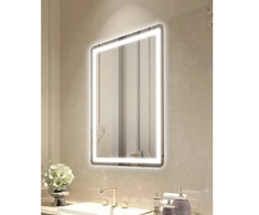 Koduva LED vonios veidrodis VEVOR MRH, sieninis, su priekiniu ir galiniu apšvietimu, 60 x 80 cm