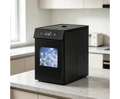 Koduva Ledo kubelių gaminimo aparatas, juodas, nerūdijantis plienas, 50 mm ledo rutuliukai, 40–48 vnt./d.