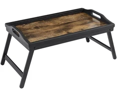 Koduva Lovos padėklas su atlenkiamomis kojelėmis, bambukas ir MDF, 50 x 30 x 26 cm, rudas