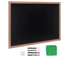 Koduva Magnetinė kreidinė lenta VEVOR, vintažinio stiliaus, kaimiškai ruda, 117 x 89 cm