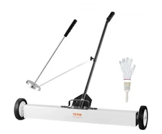 Koduva Magnetinė šluota VEVOR su ratukais ir teleskopiniu magnetiniu surinkimo įrankiu, 91 cm, iki 24,9kg