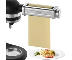 VEVOR Makaronų lakštų volo priedas KitchenAid plakamajam maišytuvui, nerūdijantis plienas, 23 x 7 x 5 cm