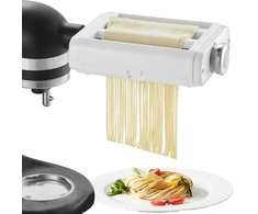 VEVOR Makaronų volelio priedas KitchenAid pastatomam maišytuvui, 3 dalių nerūdijančio plieno rinkinys, 25,5 x 14,3 x 5,4 cm