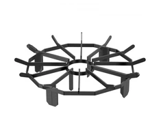 VEVOR Malkų grotelės H229-B, plieninės, juodos, 74 x 22 x 41 cm