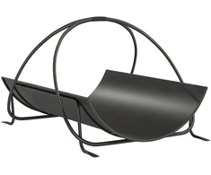 Koduva Malkų stovas naudojimui patalpose, 51 x 38 x 33 cm, metalas, juodas