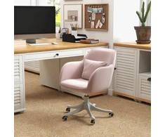 Koduva Masažinė biuro kėdė, rožinė, 78-86 cm, USB jungtis