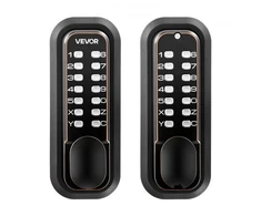Koduva Mechaninė durų spyna su klaviatūra VEVOR OL-601S3-07, alyvuota bronza, 35-65 mm