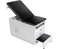 VEVOR Medicininės apžiūros kušetė N04A su reguliuojamu atlošu, 138 x 70 x 78 cm, apkrova iki 227 kg