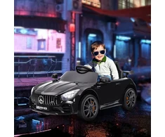 Koduva Mercedes-Benz AMG GTR elektrinis vaikiškas automobilis, juodas, 108 x 67 x 46 cm