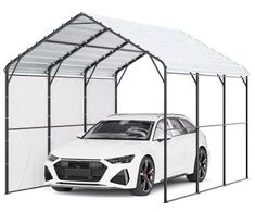 Koduva Metalinė automobilių stoginė VEVOR, 3 x 4,5 x 3,15 m