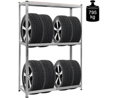 Koduva Metalinė lentyna 8 padangoms, iki 795 kg