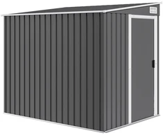 Koduva Metalinė sodo daiktadėžė, tamsiai pilka, 154 x 206,5 x 160/181 cm