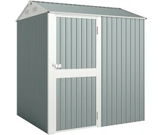 Koduva Metalinė sodo pašiūrė 3,5 m², šviesiai pilka, 209 x 177 x 236 cm