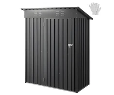 VEVOR Metalinis sodo sandėliukas, 153 x 88 x 182 cm