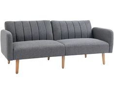 Koduva Miegamasis 2 vietų sofa, pilka, 173 x 75 x 73 cm, poliesteris