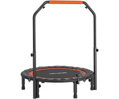 Koduva Mini batutas su reguliuojama rankena, LCD monitoriumi, plienas, juoda+raudona, Ø102 x 99-123 cm