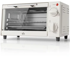 Elektrinė krosnelė Koduva Mini orkaitė, 9 l, kreminė balta, nerūdijantis plienas